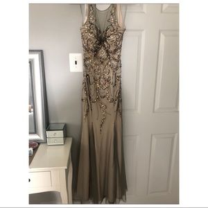 Beaded prom dress